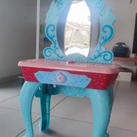 Toeletta Specchiera Frozen per Bambina con Cassett