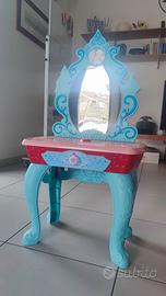 Toeletta Specchiera Frozen per Bambina con Cassett