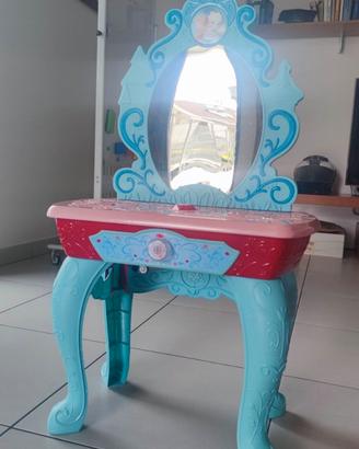 Toeletta Specchiera Frozen per Bambina con Cassett