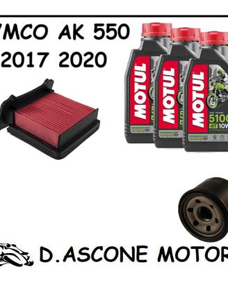 TAGLIANDO AK 550 17-20 MOTUL 5100
