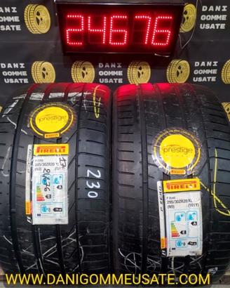 2 GOMME PIRELLI 295 30 20 ESTIVE PIRELLI
