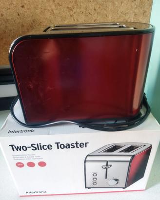 🍞 Tostapane Intertronic 2 Scomparti (Rosso) nuovo