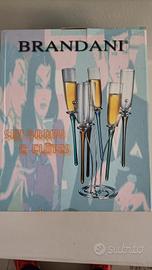 Set Party 6 bicchieri Flutes - vintage