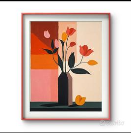 Dipinto di Assunta S. - Tulipani al Mattino