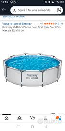 Piscina fuori terra tonda 3 metri 