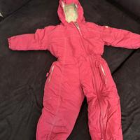 Tuta da neve bambina Decathlon- 4 anni- rosa