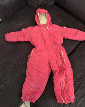 Tuta da neve bambina Decathlon- 4 anni- rosa