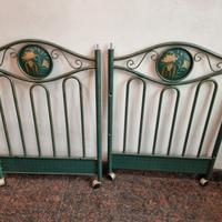 Lettino in ferro battuto