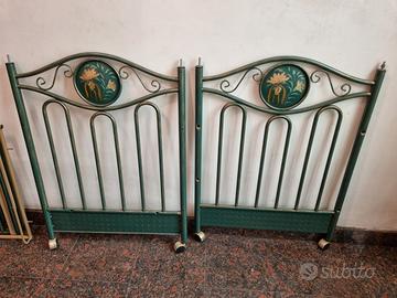 Lettino in ferro battuto