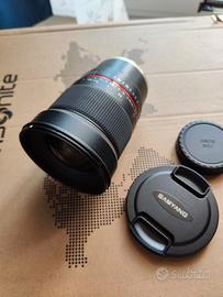 Samyang 16mm f2.0 