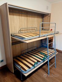letto a castello a scomparsa 