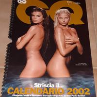 CALENDARIO GQ 2002 VELINE CANALIS CORVAGLIA