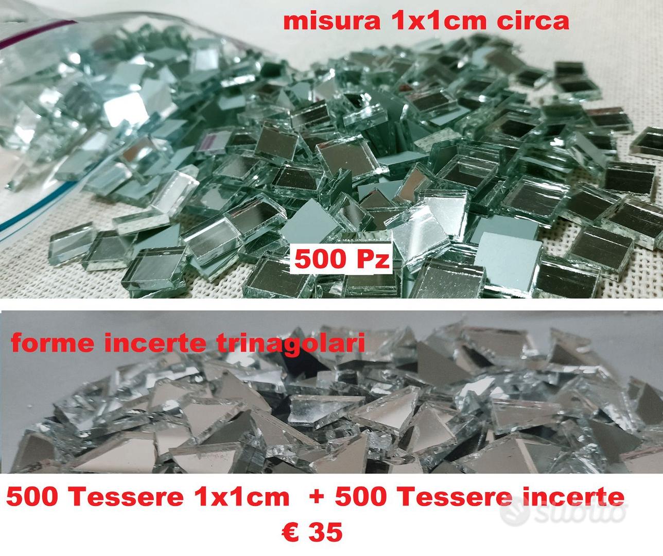 Tessere Mosaico Specchio 1x1cm | 400 Pezzi Per Decorazioni Fai Da Te | Rayher - Foto 2