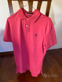 Polo Raph Lauren uomo rosa taglia m