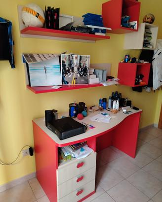 cameretta a ponte per ragazzi. 