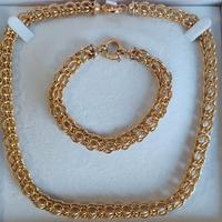 collana e bracciale 18k