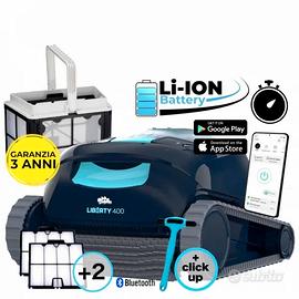 Robot Piscina Dolphin Liberty 400i Batteria Usato