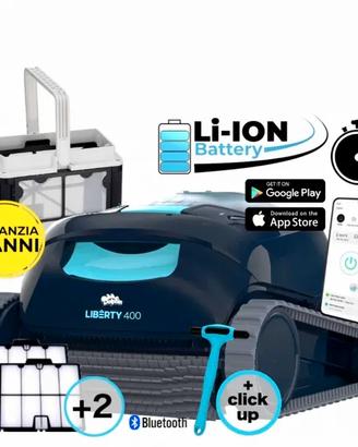 Robot Piscina Dolphin Liberty 400i Batteria Usato