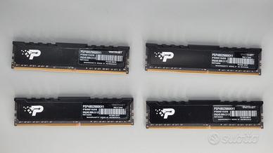16 Gb Ram - Ddr4 2666MHz - Patriot Signature 4x4Gb