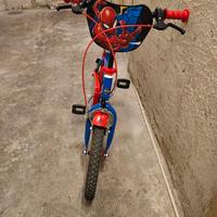 bici spiderman misura 14