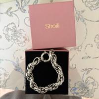 Bracciale catena stroili acciaio