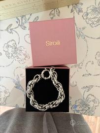 Bracciale catena stroili acciaio