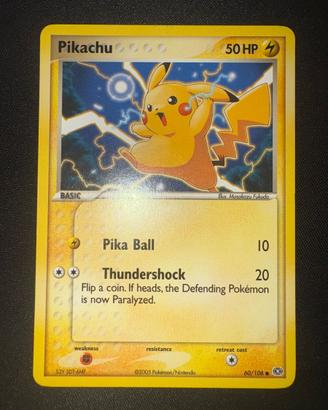 Pikachu EX Emerald 60/106