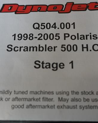 Polaris scrambler 500 98-05 kit dynojet