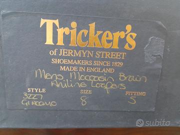Tricker's  Moccasino modello Giacomo size 8