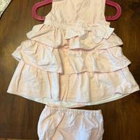 Set abito e culotte bambina