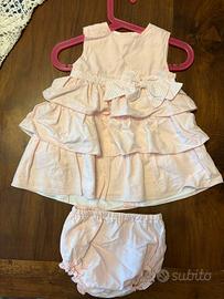 Set abito e culotte bambina