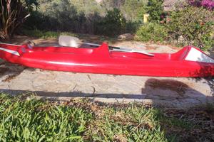 Canoa doppia in vetroresina