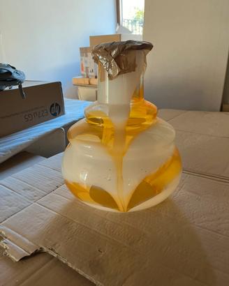 lampadario in vetro anni 60