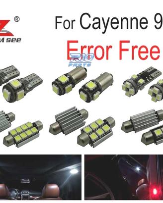 KIT 19 LAMPADE LED INTERNE PER PORSCHE CAYENNE 958