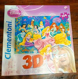 Puzzle Clementoni 3D Vision Principesse 