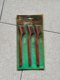 Set 3 Spazzole Metalliche e Nylon
