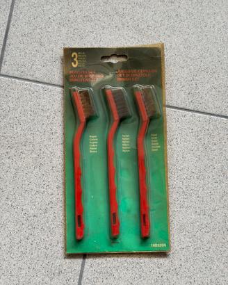 Set 3 Spazzole Metalliche e Nylon