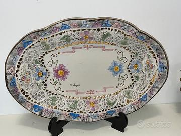 GRANDE VASSOIO CERAMICA SARDA IL COCCIO 