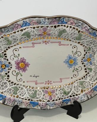 GRANDE VASSOIO CERAMICA SARDA IL COCCIO 