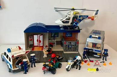 Lotto Playmobil Polizia 5299 4023 6921 6920 6879