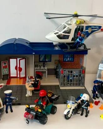 Lotto Playmobil Polizia 5299 4023 6921 6920 6879