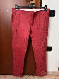 Pantaloni 100% Lino - Rossi e Eleganti