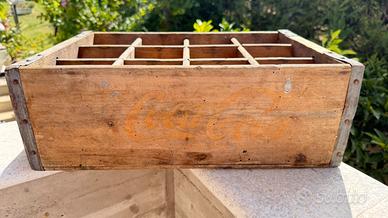 Cassa Coca Cola in legno vintage