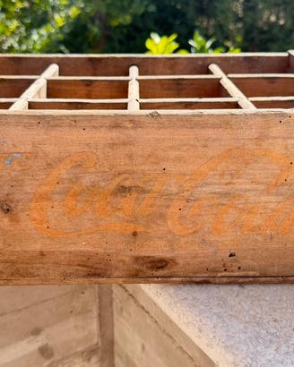 Cassa Coca Cola in legno vintage