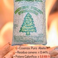 Pellet 100% ABETE BIANCO ALTA QUALITÀ