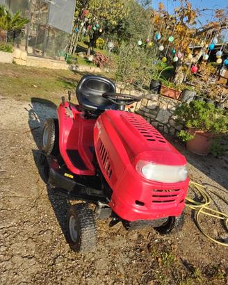 trattorino trincia erba. tagliaerba