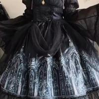 Lolita gotica cosplay  
