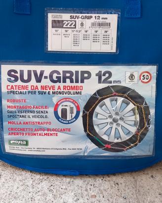 catene da neve x suv.