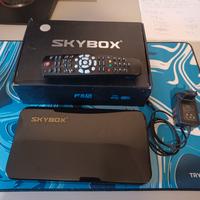 Decoder satellitare SKYBOX HDTV x casa e camper