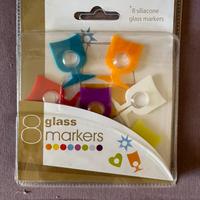 Segna bicchieri in silicone